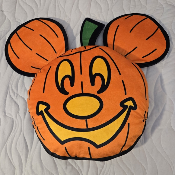 Disney Cruise Line Halloween On The High Seas Mickey Pillow W Zipper Compartment - Picture 1 of 4